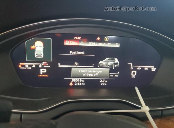 WA1EAAFY8P2076242 2023 AUDI Q5 Белый Вид щитка приборов