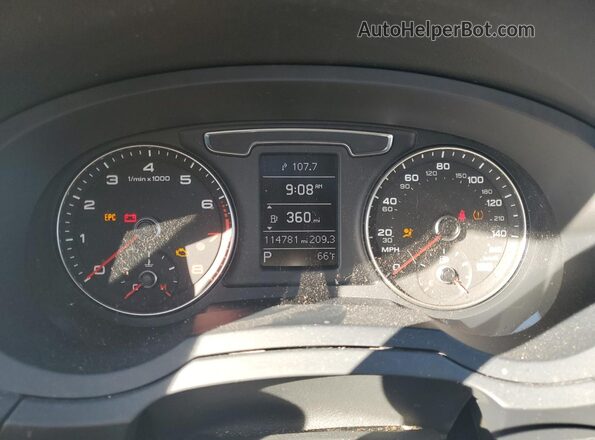 WA1ECCFS9JR011948 2018 AUDI Q3 Black Вид щитка приладів