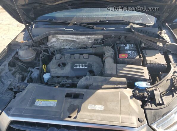 WA1ECCFS9JR011948 2018 AUDI Q3 Black Вид підкапотного простору