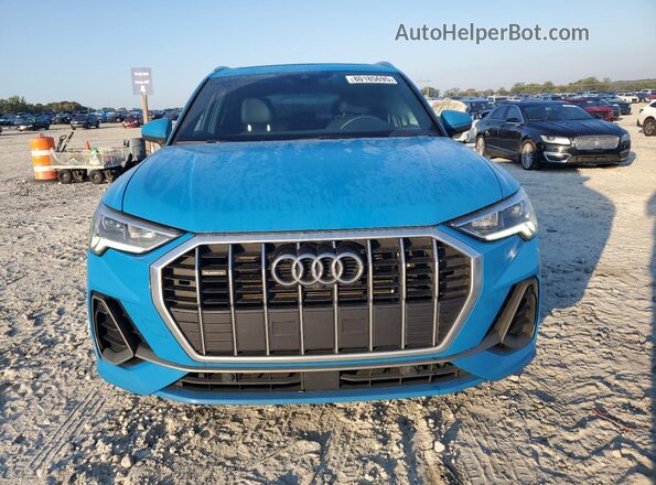 WA1EECF37N1148930 2022 AUDI Q3 Синий Вид спереди