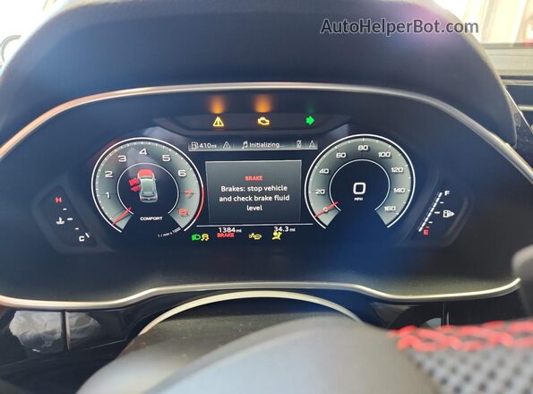 WA1EECF3XS1023562 2025 AUDI Q3 Серый Вид щитка приборов