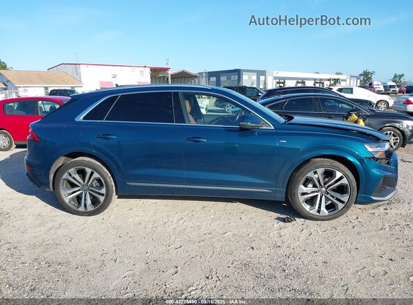 WA1EVAF12MD003519 2021 AUDI Q8 Green Vista interior trasera