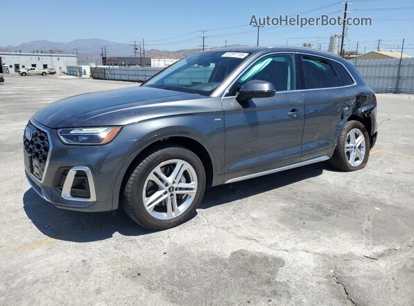 WA1G2AFY5R2076806 2024 AUDI Q5 Gray Առջևի ձախ երեք քառորդ տեսարան