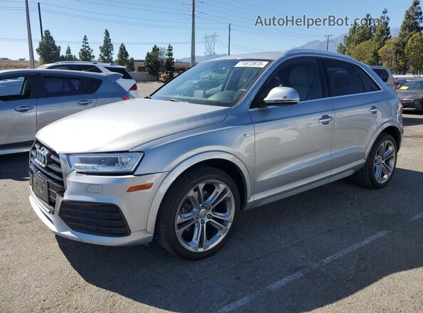 WA1HCCFS7JR019866 2018 AUDI Q3 Silver Передня ліва чверть