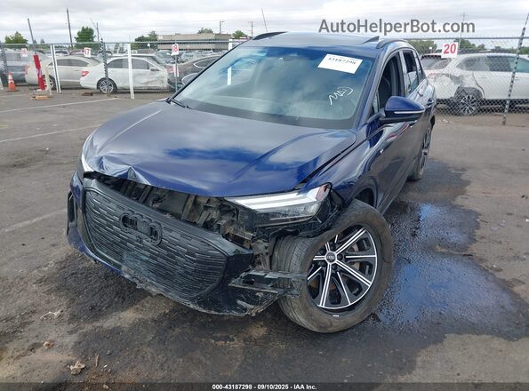 WA1L2BFZ2NP053655 2022 AUDI Q4 Blue Przód lewy