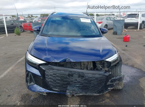 WA1L2BFZ2NP053655 2022 AUDI Q4 Blue Widok zestawu wskaźników