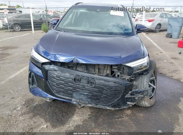 WA1L2BFZ2NP053655 2022 AUDI Q4 Blue Widok z przodu