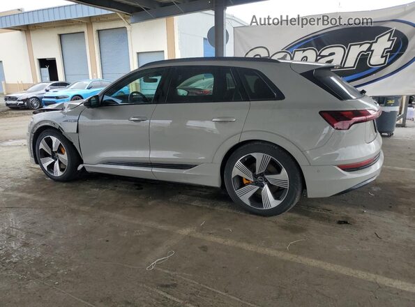WA1LAAGE2NB032102 2022 AUDI E-TRON Gray Հետևի ձախ