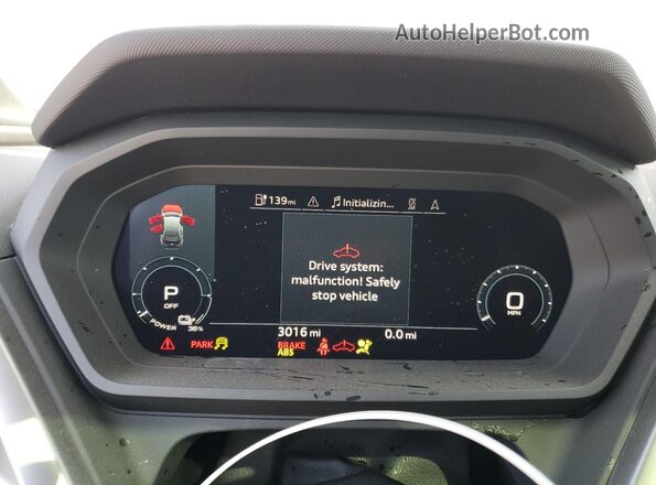 WA1LUBFZ9RP053958 2024 AUDI Q4 Серый Вид щитка приборов