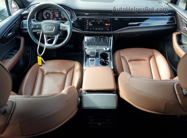 WA1LXAF71LD001295 2020 AUDI Q7 White Առջևի վահանակի տեսք