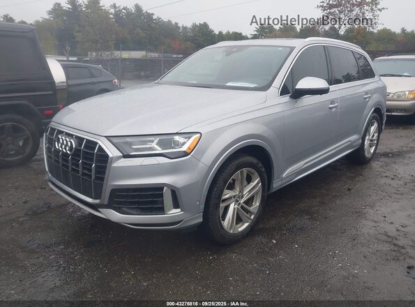 WA1LXAF71LD008604 2020 AUDI Q7 Gray Առջևի ձախ երեք քառորդ տեսարան