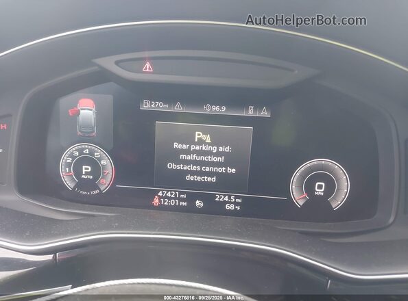 WA1LXAF71LD008604 2020 AUDI Q7 Gray Հետևի նստատեղերի տեսք