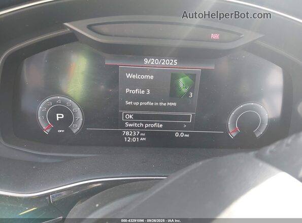 WA1LXAF77LD002743 2020 AUDI Q7 Белый Вид задних сидений