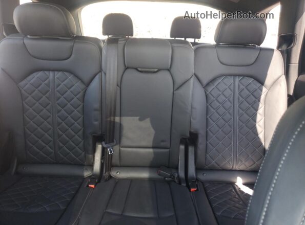 WA1VWAF74LD012867 2020 AUDI SQ7 Gray უკანა სავარძლების ხედი