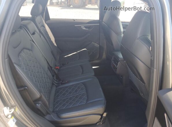 WA1VWAF74LD012867 2020 AUDI SQ7 Gray უკანა სალონის ხედი