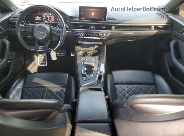 WAUB4CF50JA127129 2018 AUDI S5 Gray Առջևի վահանակի տեսք