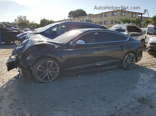 WAUB4CF51JA024771 2018 AUDI S5 Black წინა მარცხენა ხედი სამი მეოთხედიდან