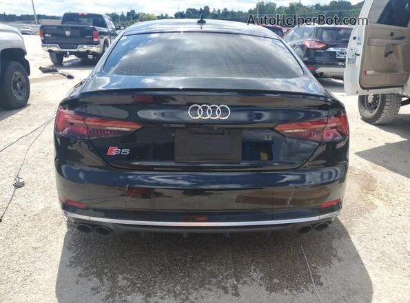 WAUB4CF53JA063023 2018 AUDI S5 Black Հետևի տեսք