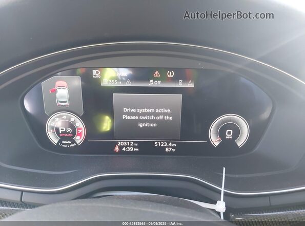 WAUB4CF55PA005892 2023 AUDI S5 Gray Vista de los asientos traseros