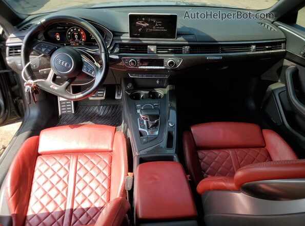 WAUB4CF58JA004792 2018 AUDI S5 Gray Widok deski rozdzielczej