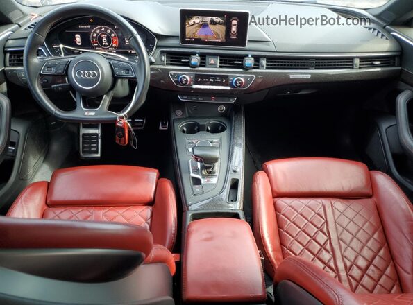 WAUB4CF59JA045500 2018 AUDI S5 Black Vista del salpicadero