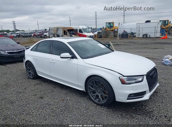 WAUBGAFL0GA005955 2016 AUDI S4 White Przód prawy