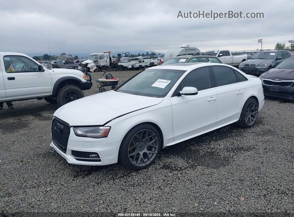 WAUBGAFL0GA005955 2016 AUDI S4 White Przód lewy