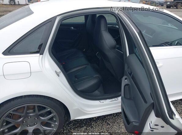 WAUBGAFL0GA005955 2016 AUDI S4 White Widok naklejki z numerem VIN