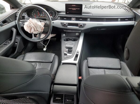 WAUBNDF54JA025318 2018 AUDI OTHER Charcoal Vista del salpicadero