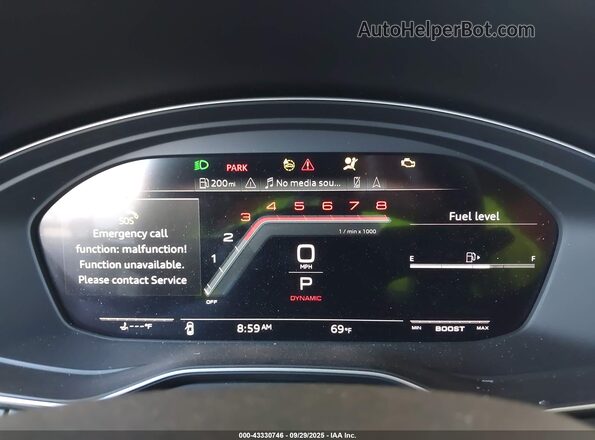 WAUC4AF41PA083487 2023 AUDI S4 White Widok tylnych siedzeń