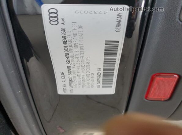 WAUC4CF55JA064159 2018 AUDI S5 Black Engine compartment view