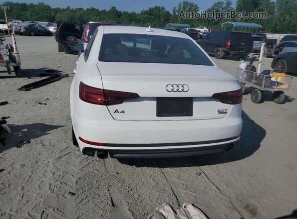 WAUDNAF45JN016859 2018 AUDI OTHER White Widok z tyłu