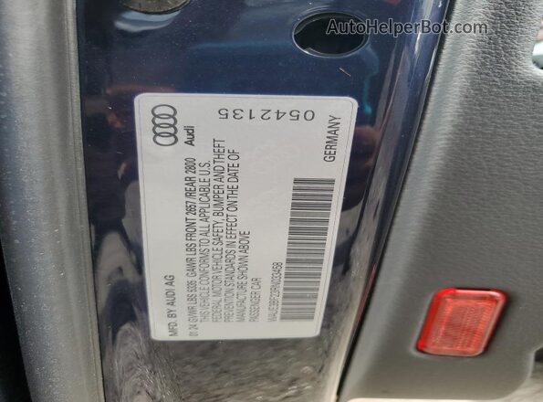WAUE3BF23RN033458 2024 AUDI OTHER Blue Widok naklejki z numerem VIN