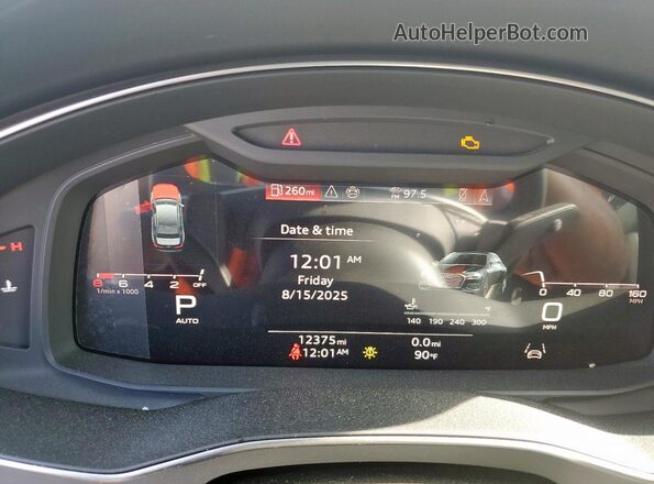 WAUE3BF29RN018558 2024 AUDI OTHER White Սարքավորումների վահանակի տեսք