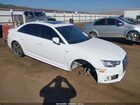 2018 Audi A4 2.0t Premium/2.0t Tech Premium White vin: WAUENAF4XJA037847