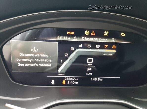 WAUFACF56RA067766 2024 AUDI OTHER Gray Սարքավորումների վահանակի տեսք
