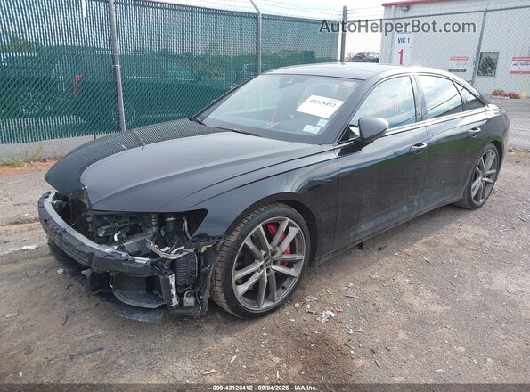 WAUFFAF29LN038726 2020 AUDI S6 Black Передня ліва чверть