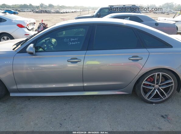 WAUFFAFC2HN053794 2017 AUDI S6 Серебряный Вид задней части салона