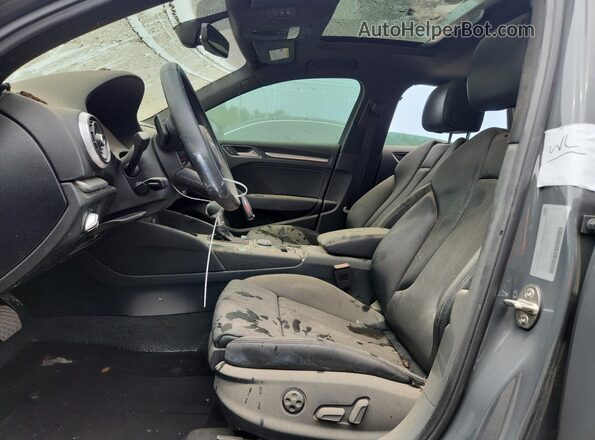 WAUJ8GFF4J1069445 2018 AUDI OTHER Gray Front interior view