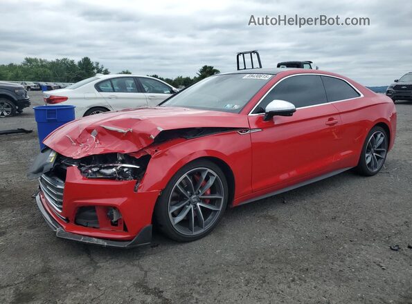 WAUR4AF59JA008272 2018 AUDI S5 Red Front left