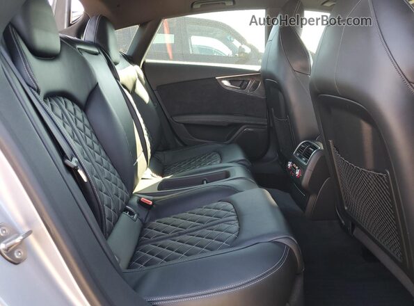 WAUW2AFC0GN091096 2016 AUDI S7 Silver უკანა სავარძლების ხედი