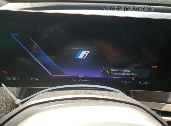 WB523CF02NCK62693 2022 BMW IX Black Widok zestawu wskaźników
