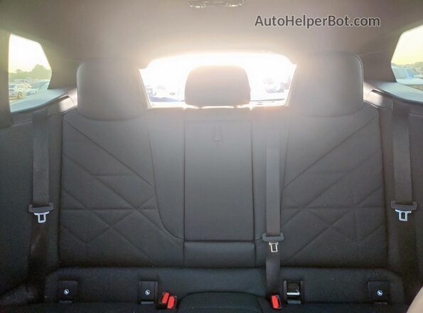 WB523CF08SCS46185 2025 BMW IX White Rear seats view