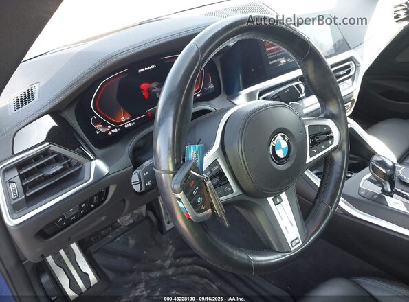 WBA13AR08MCG35752 2021 BMW M4 Синий Вид панели приборов