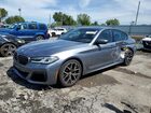 2021 Bmw M550xi Gray vin: WBA13BK00MCF41686