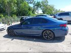 2021 Bmw M550i Xdrive Navy vin: WBA13BK05MCF69807