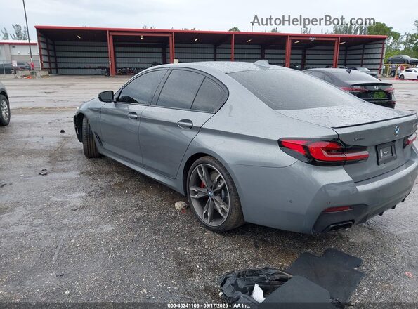 WBA13BK09PCL46381 2023 BMW M5 Gray Задня ліва чверть