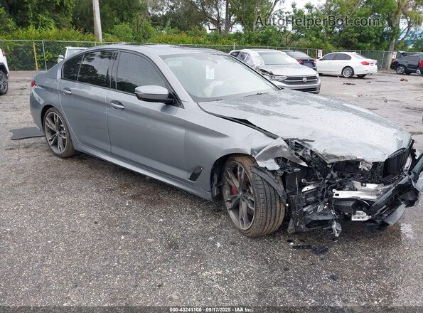 WBA13BK09PCL46381 2023 BMW M5 Gray Передня права чверть