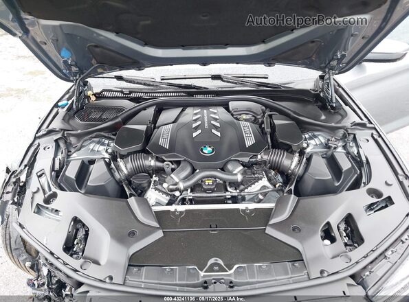 WBA13BK09PCL46381 2023 BMW M5 Gray Вид ззаду
