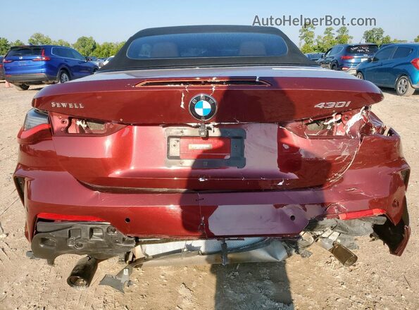 WBA23AT0XPCL16545 2023 BMW OTHER Maroon Vista trasera